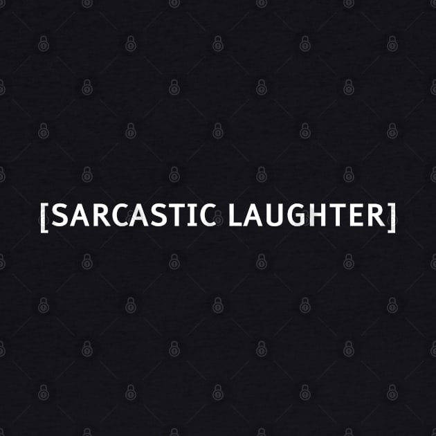 Sarcastic Laughter Funny Meme Costume Closed Captions and Subs by Teeworthy Designs